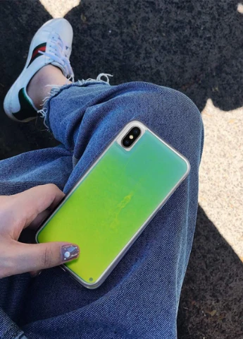 Неоновий чохол Neon Sand glow in the dark для Apple iPhone XS Max (6.5 ') Зелений (is_00000033304_2) Epik (229724577)