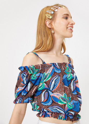 Комбинированная блуза KOTON