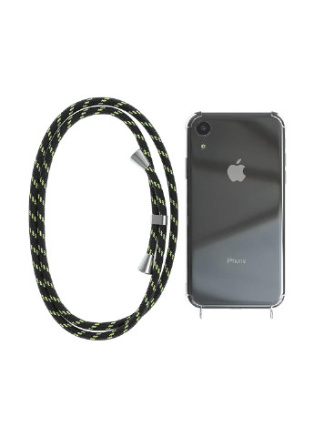 Силиконовый чехол Strap для Apple iPhone 11 Pro Black-Green (704247) BeCover strap для apple iphone 11 pro black-green (704247) (154454137)