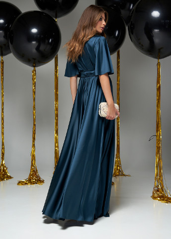 Изумрудное вечернее вечернее платье из шелка "армани" Jadone Fashion