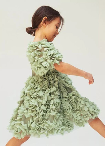 Світло-зелена сукня H&M (371655121)