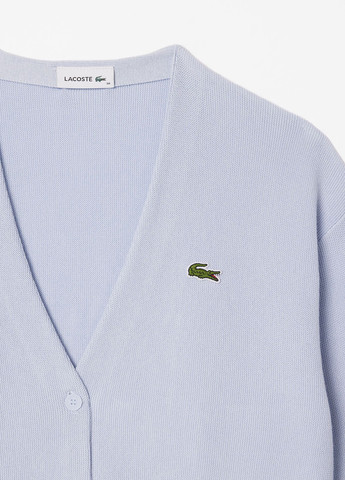Голубой демисезонный кардиган Lacoste