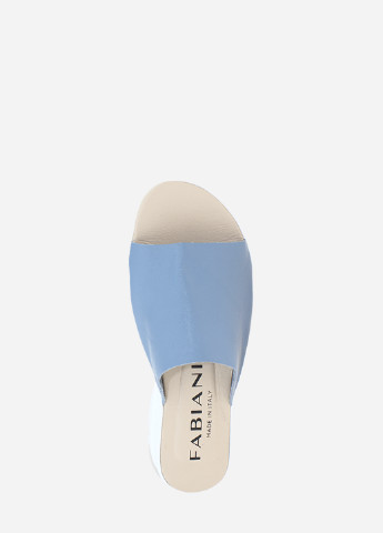 Голубые шлепанцы rv75 голубой Fabiani