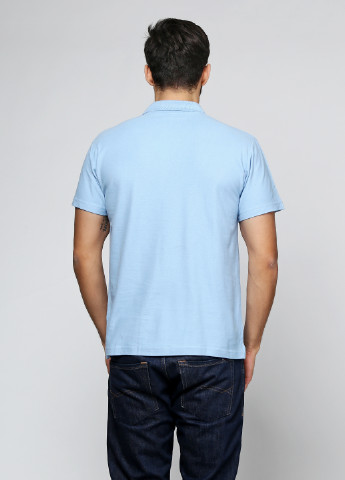 Голубой футболка-поло для мужчин Sol's однотонная