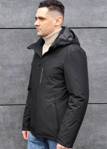 Чорна демісезонна куртка Sun's House