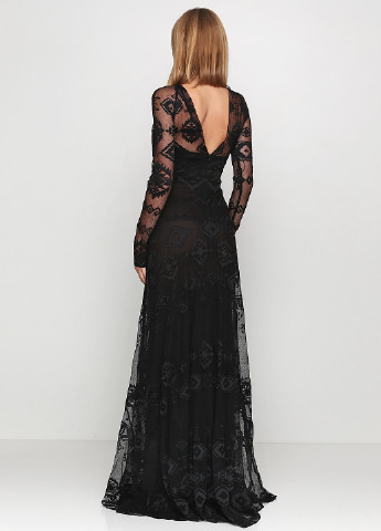 Чорна вечірня сукня Ralph Lauren однотонна