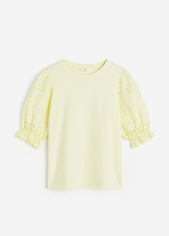 Світло-жовта літня блуза H&M