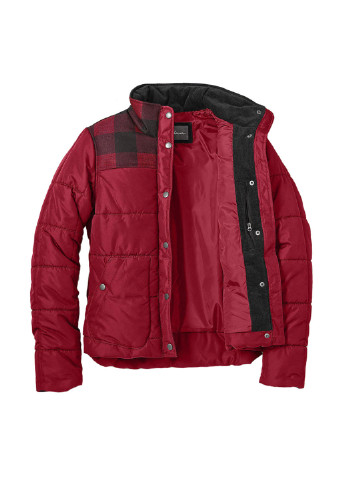 Красная зимняя куртка Eddie Bauer