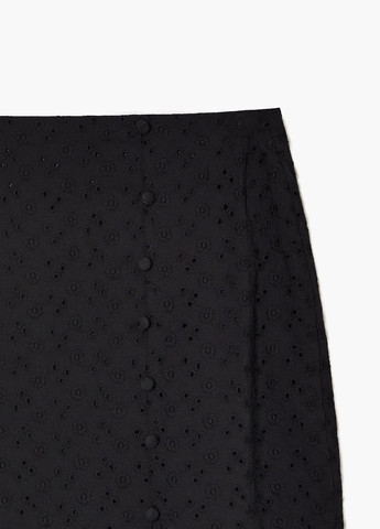 Черная кэжуал однотонная юбка Cropp