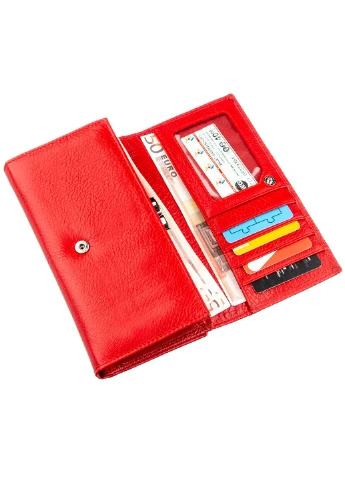 Женский кожаный кошелек-визитница 17х9 см st leather (229460788)
