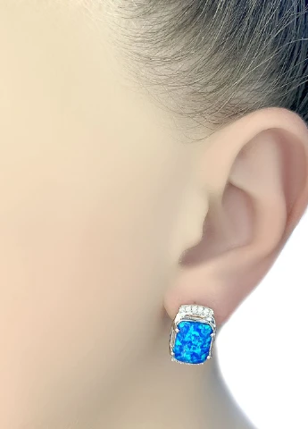 Серьги Silver Flame (233883937)