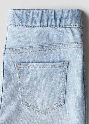 Светло-голубые демисезонные джеггинсы H&M