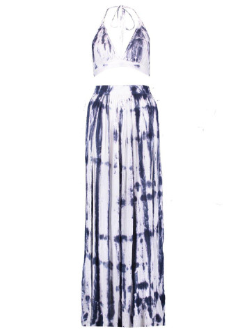 Костюм (топ, юбка) Boohoo юбочный абстрактный комбинированный кэжуал