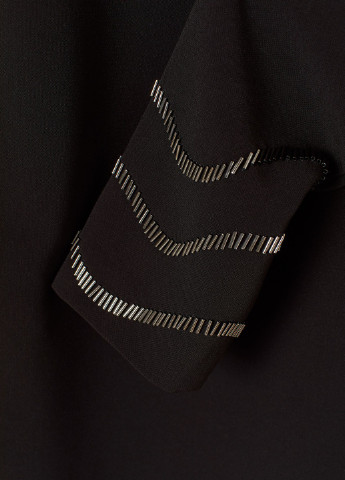 Чорна кежуал сукня H&M однотонна