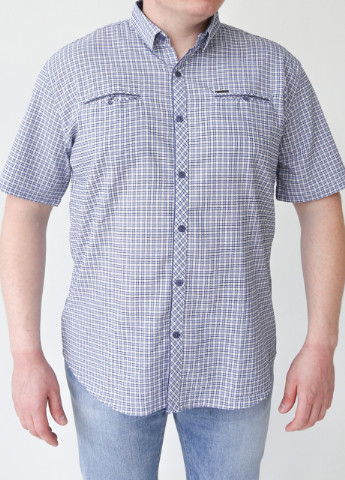 Белая кэжуал рубашка Jean Piere