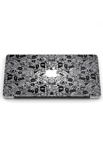 Чохол пластиковий для Apple MacBook Pro 13 A2289 / A2251 / A2338 Паттерн черепа (Skull pattern) (9772-2453) MobiPrint (218865590)