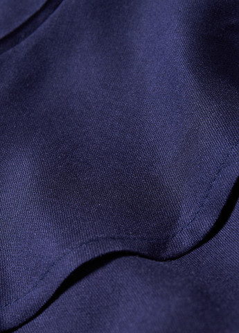 Темно-синее кэжуал платье на запах C&A однотонное