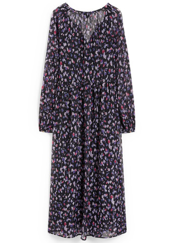 Чорна кежуал сукня C&A з абстрактним візерунком