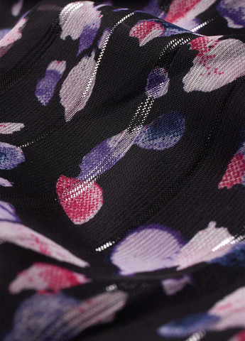 Чорна кежуал сукня C&A з абстрактним візерунком