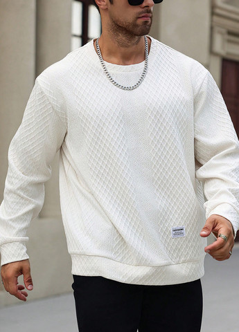 Белый демисезонный джемпер джемпер SHEIN