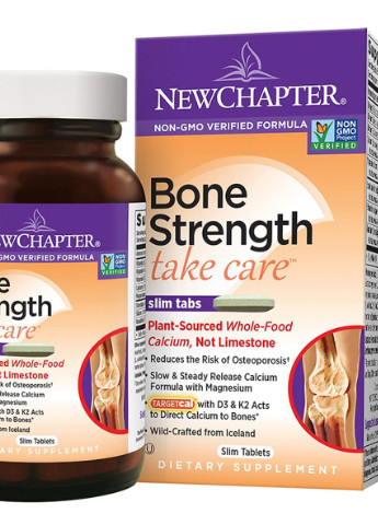 Комплекс для для зміцнення кісток, Bone Strength Take Care,, 60 таблеток New Chapter (228292982)