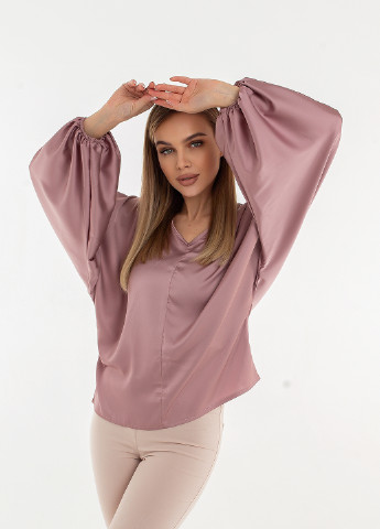 Темно-рожева демісезонна блуза Elfberg