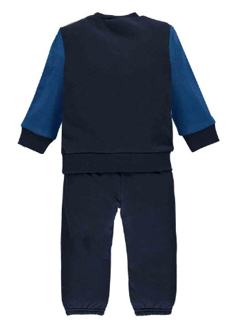 Синій демісезонний костюм (світшот, брюки) брючний MEK