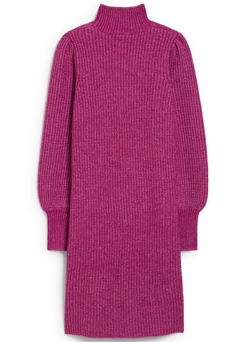 Фуксинова (кольору Фукія) кежуал сукня сукня светр C&A однотонна