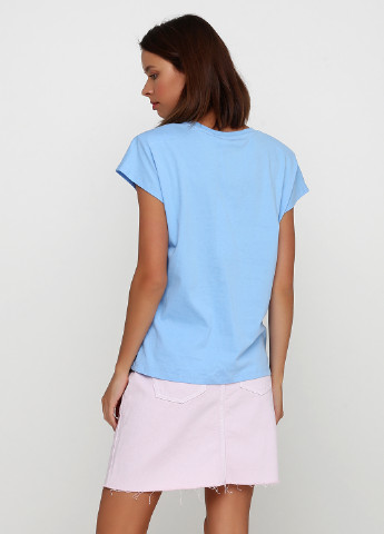 Блакитна літня футболка IVY