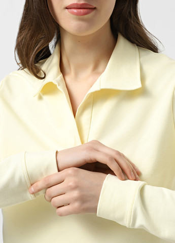 Желтый свитшот Promin однотонный без декора (337363232)