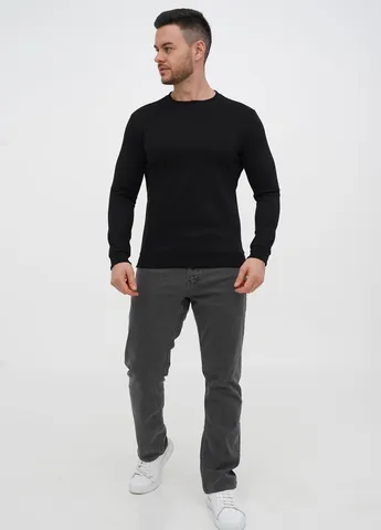 Черный cвитшот Trend Collection однотонный без декора (307524152)