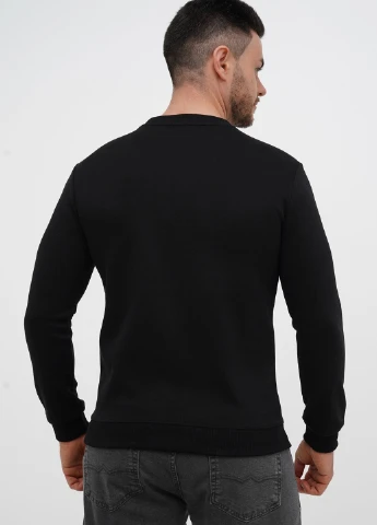 Черный cвитшот Trend Collection однотонный без декора (307524152)