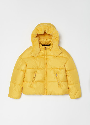 Желтая зимняя куртка Oviesse