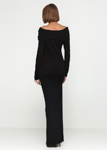 Черное кэжуал платье Stefanel однотонное