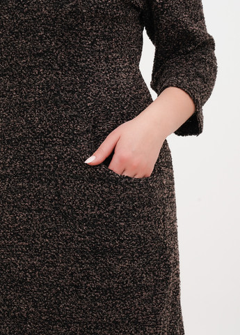 Коричнева кежуал сукня силуетна Imperial меланжева