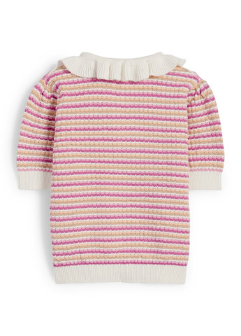 Комбинированная в полоску блузка C&A демисезонная