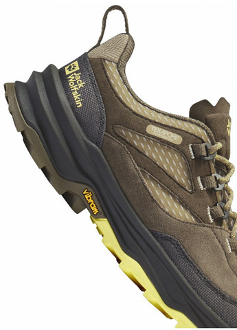 Кросівки Jack Wolfskin CYROX TEXAPORE LOW W коричневі демісезони (368322344)