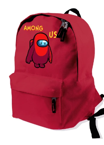 Детский рюкзак Амонг Ас Красный (Among Us Red) (9263-2411) MobiPrint (217075017)