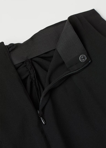 Черная кэжуал однотонная юбка H&M