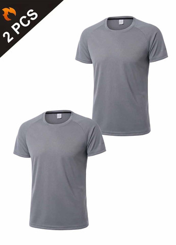 Серая футболка (2 шт.) SHEIN