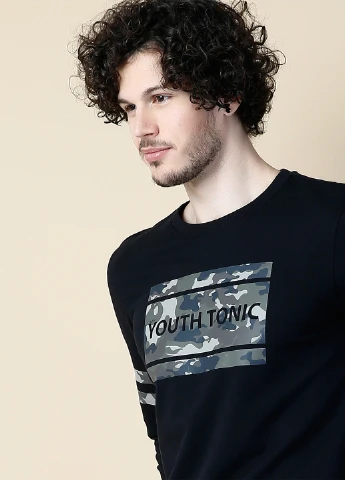 Черный свитшот Colin's рисунок (45336346)