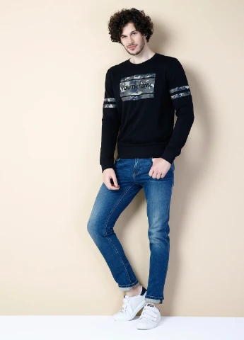 Черный свитшот Colin's рисунок (45336346)