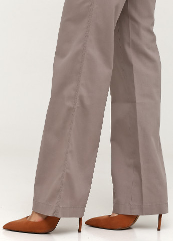 Бежевые кэжуал демисезонные прямые брюки Tom Tailor