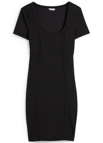 Чорна кежуал сукня силуетна C&A однотонна