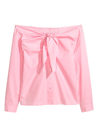 Розовая демисезонная блуза H&M