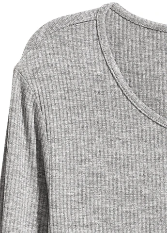 Сіра кежуал сукня H&M меланжева