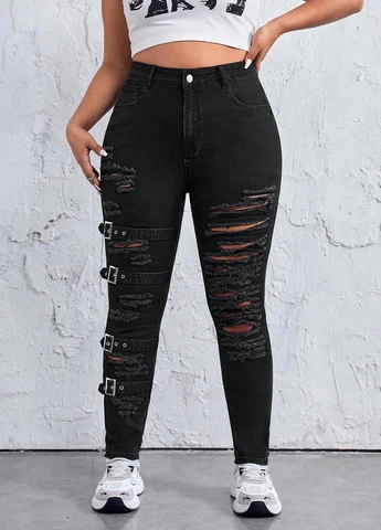Джинсы SHEIN - (346396639)