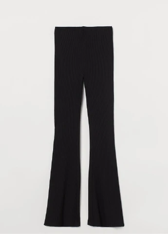 Черные демисезонные леггинсы H&M