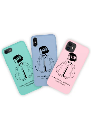 Чехол силиконовый Apple Iphone 8 plus Леон Киллер (Leon) (6154-1452) MobiPrint (219777658)