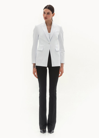 Белый женский жакет BGL однотонный - демисезонный